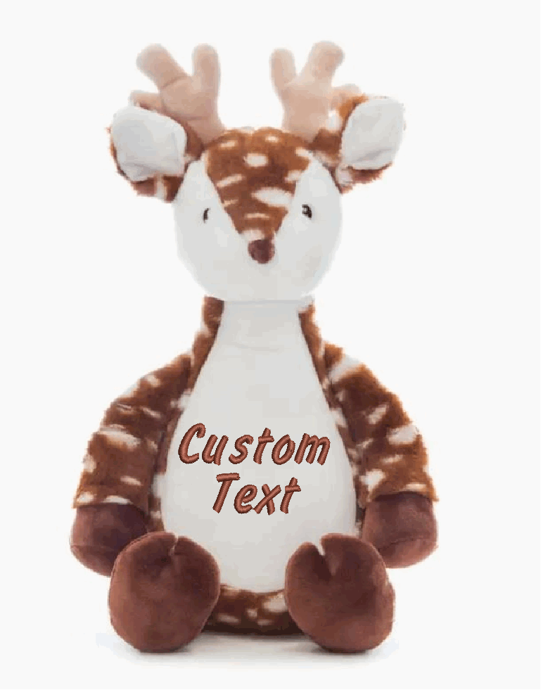 Personalized Deer Plush (-)